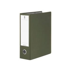 コクヨ　チューブファイル（ＮＥＯＳ）　Ａ４タテ　８００枚収容　８０ｍｍとじ　背幅９５ｍｍ　オリーブグ...