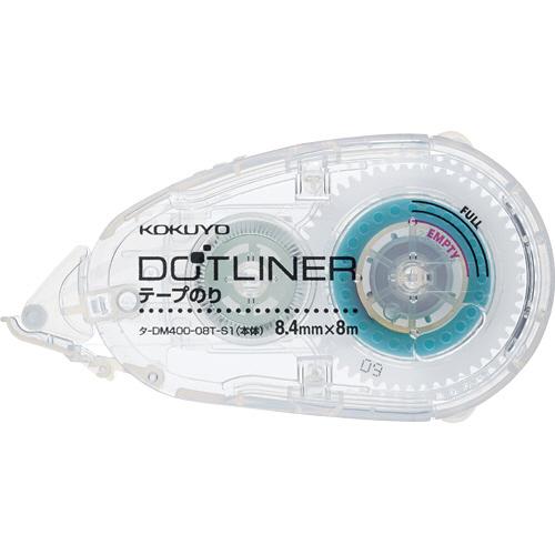 コクヨ　テープのり　ドットライナー　しっかり貼るタイプ（透明）　本体　お試しモデル　８．４ｍｍ×８ｍ...
