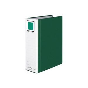 チューブファイル（エコツインＲ）　Ａ４タテ　８００枚収容　８０ｍｍとじ　背幅９５ｍｍ　緑　フ−ＲＴ６...