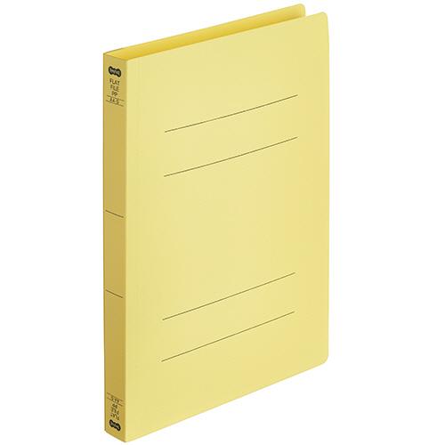 TANOSEE　フラットファイル厚とじ（ＰＰ）　Ａ４タテ　２５０枚収容　背幅２８ｍｍ　イエロー　１パ...