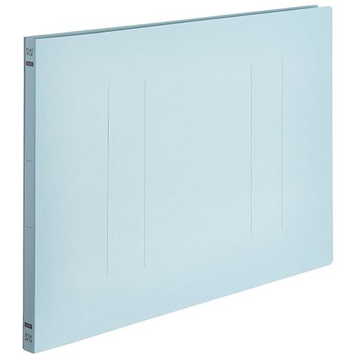 TANOSEE　フラットファイルＥ（エコノミー）　Ａ３ヨコ　１５０枚収容　背幅１８ｍｍ　ブルー　１パ...