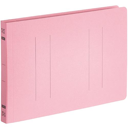 TANOSEE　フラットファイルＥ（エコノミー）　Ａ５ヨコ　１５０枚収容　背幅１８ｍｍ　ピンク　１パ...