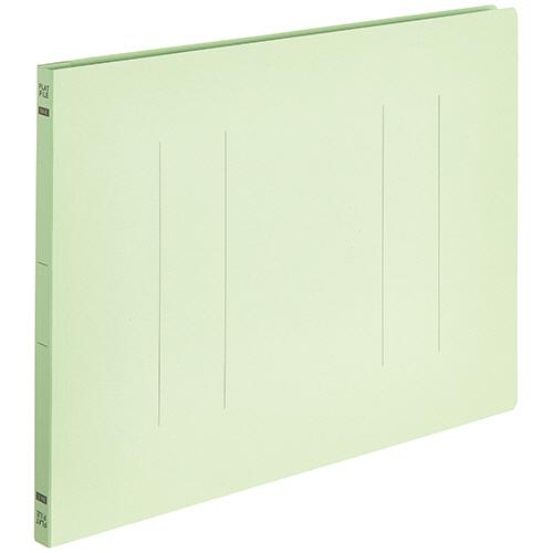 TANOSEE　フラットファイルＥ（エコノミー）　Ｂ４ヨコ　１５０枚収容　背幅１８ｍｍ　グリーン　１...