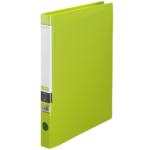 TANOSEE　Ｏリングファイル　Ａ４タテ　２穴　１５０枚収容　リング内径２０ｍｍ　背幅３２ｍｍ　ラ...