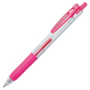 ゼブラ　ジェルボールペン　サラサクリップ　０．４ｍｍ　ピンク　ＪＪＳ１５−Ｐ　１本