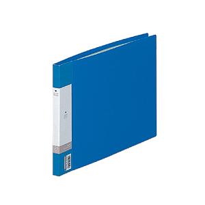 リクエスト　クリヤーブック　Ａ４ヨコ　２０ポケット　背幅１６ｍｍ　青　Ｇ３２２０−８　１冊