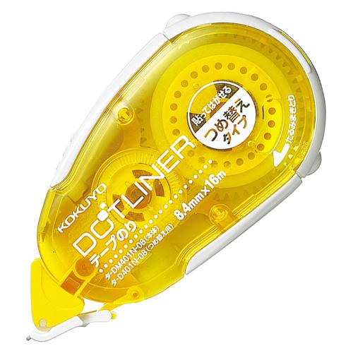 コクヨ　テープのり　ドットライナー　貼ってはがせるタイプ　本体　８.４ｍｍ×１６ｍ　タ−ＤＭ４０１−...