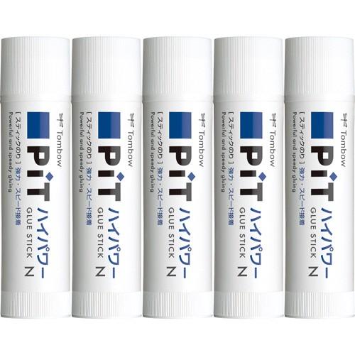 トンボ鉛筆　スティックのり　ピットハイパワー　Ｎ　約２２ｇ　ＨＣＡ−５２１ＡＳ　１パック（５本）