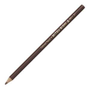 鉛筆　茶色 三菱鉛筆 色鉛筆880 21 茶色 K880.21 1ダース(12本) - アスクル