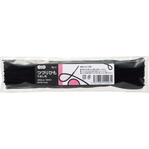 TANOSEE　つづりひも　４５０ｍｍ　うるし先　１パック（５０本）