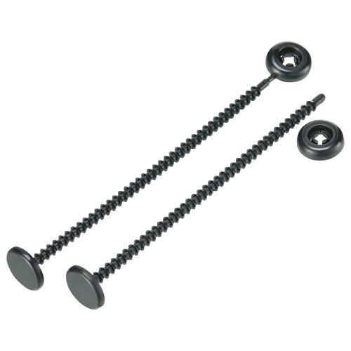 カール事務器　カールファスナー　長さ８０ｍｍ　ブラック　Ｎｏ．１７−Ｋ　１箱（１００本）