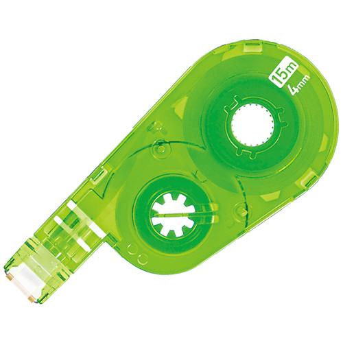 プラス　修正テープ　ホワイパースイッチ　交換テープ　４ｍｍ幅×１５ｍ　グリーン　ＷＨ−１５１４Ｒ　１...