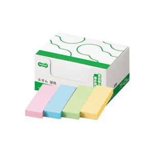 大塚商会 TANOSEE ふせん 75×25mm 4色 1パック（20冊