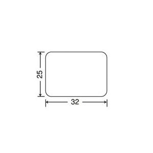 サトー　ラベル　標準　７号　プロパー　弱粘　２５×３２　５４５６０４５３６　１箱（２００００枚：２０００枚×１０巻）｜tanomail