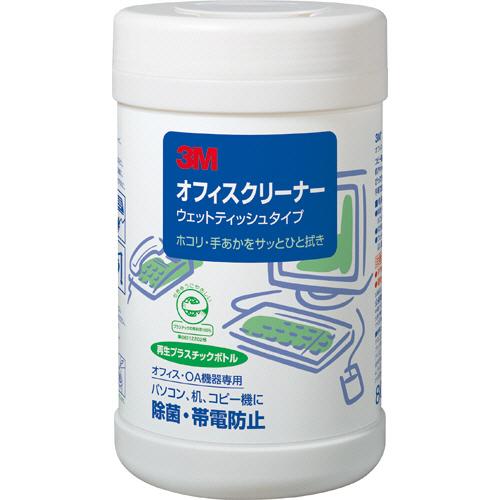 ３Ｍ　オフィスクリーナー　ウェットティッシュタイプ　ボトル　ＯＣ−８０ＷＮ　１個（８０枚）