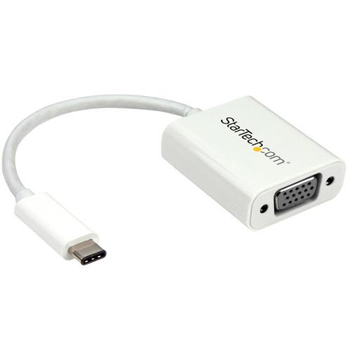 ＳｔａｒＴｅｃｈ．ｃｏｍ　ＵＳＢ　ＴｙｐｅＣ−ＶＧＡ変換アダプタ　ホワイト　ＣＤＰ２ＶＧＡＷ　１個（...