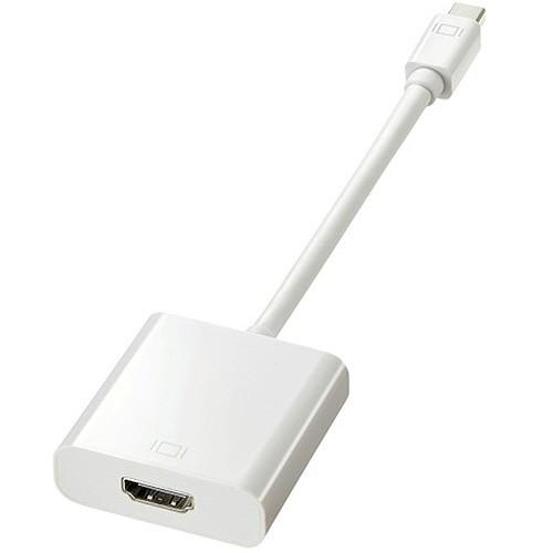 ミニＤｉｓｐｌａｙＰｏｒｔ−ＨＤＭＩ変換アダプタ　ホワイト　ＡＤ−ＭＤＰＰＨＤ０１　１個