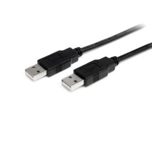 ＳｔａｒＴｅｃｈ．ｃｏｍ　ＵＳＢ２．０ケーブル　１ｍ　Ｔｙｐｅ　Ａ−Ｔｙｐｅ　Ａ　オス／オス　ブラック　ＵＳＢ２ＡＡ１Ｍ｜tanomail