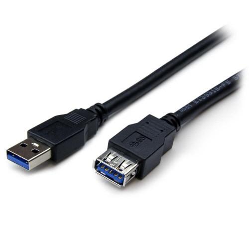 ＳｔａｒＴｅｃｈ．ｃｏｍ　ＵＳＢ３．０延長ケーブル　２ｍ　Ｔｙｐｅ　Ａ−Ｔｙｐｅ　Ａ　オス／メス　ブ...