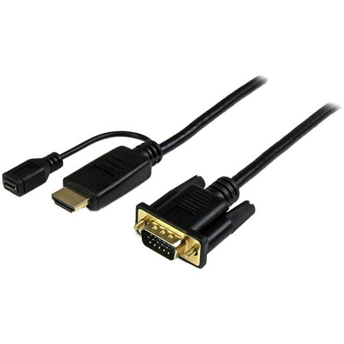 ＨＤＭＩ−ＶＧＡアクティブ変換ケーブルアダプタ　１９２０×１２００／１０８０ｐ　ＨＤ２ＶＧＡＭＭ１０...