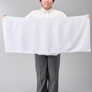 中村 コンパクトバスタオル ホワイト 1枚の詳細画像2
