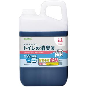 サラヤ　サラヤスマイルズ　トイレの消臭液　青　詰替　２．７Ｌ　１本