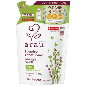 サラヤ　アラウ．洗濯用リンス仕上げ　詰替　６５０ｍｌ　１個 （お取寄せ品）｜tanomail