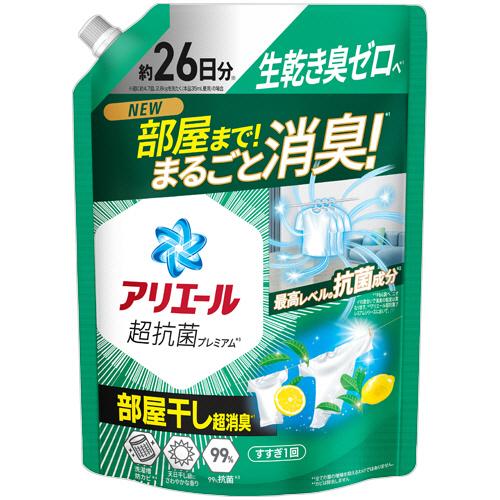 Ｐ＆Ｇ　アリエール　ジェル　部屋干しプラス　つめかえ用　超特大サイズ　６２５ｇ　１パック