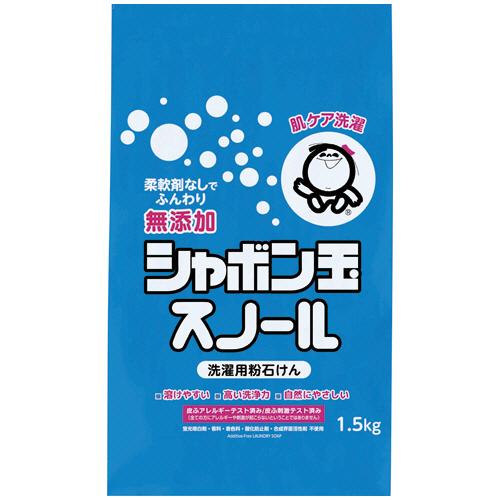 シャボン玉石けん　粉石けん　シャボン玉スノール　１．５ｋｇ　１個
