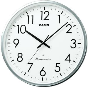 CASIO（カシオ） 夜見えライト付電波掛時計 パールホワイト IQ