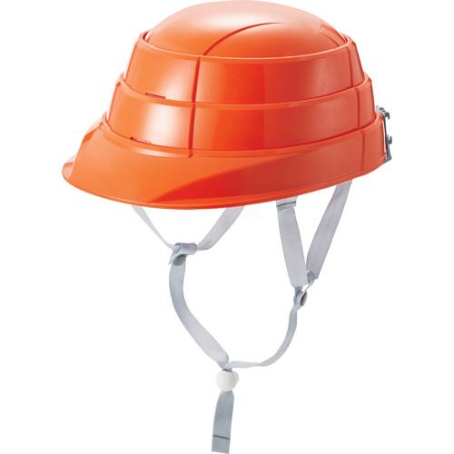 加賀産業　防災用折りたたみヘルメット　オサメット　オレンジ　ＫＧＯ−８−１　１個