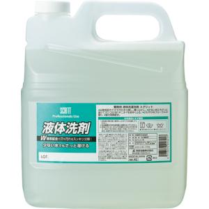 熊野油脂　スクリット　衣料用液体洗剤　４Ｌ　１本｜tanomail