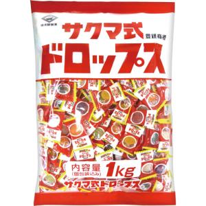 佐久間製菓 サクマ式ピロードロップス 1kg