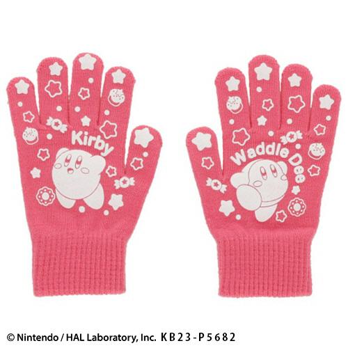 丸眞　星のカービィ「星がいっぱい」　軍手　１双