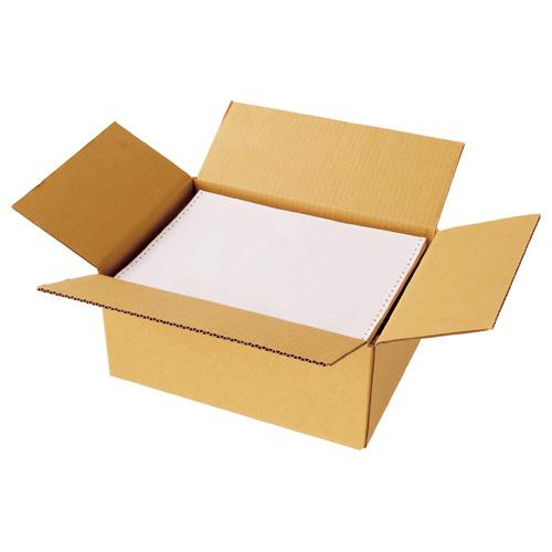 TANOSEE　無地ダンボール箱　ＰＣ用紙対応　Ａフルート　高さ１８５ｍｍ　業務用パック　１パック（...