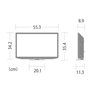 AQUOS GE1ライン 液晶テレビ 24V型...の詳細画像2