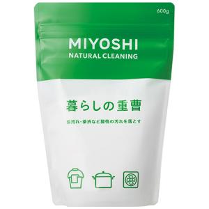 ミヨシ石鹸　暮らしの重曹　６００ｇ　１個（お取寄せ品)｜ぱーそなるたのめーる