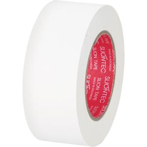 スリオンテック 布粘着テープ マットクロス 50mm×25m 白 334542シロ 1巻