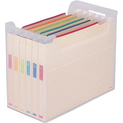 ナカバヤシ　なげこみＢＯＸ（６分類）　Ａ４ヨコ　ペーパーファイル６冊付　フボＩ−Ｆ６　１個