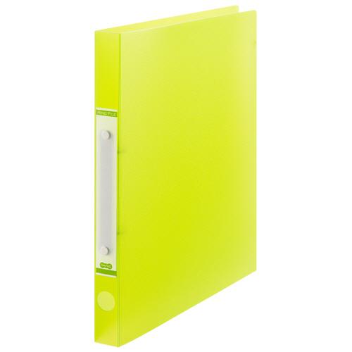 ＴＡＮＯＳＥＥ　Ｏリングファイル（半透明表紙）　Ａ４タテ　２穴　１５０枚収容　リング内径２０ｍｍ　背...