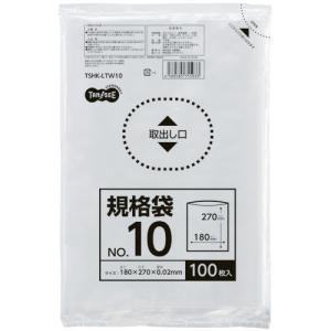 TANOSEE　規格袋　１０号　０．０２×１８０×２７０ｍｍ　１パック（１００枚）