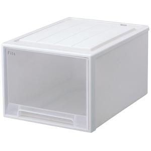 天馬　Ｆｉｔｓ　フィッツケース　５３−３９Ｌ　ホワイトクリア　１個