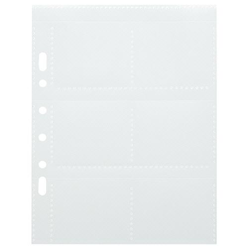 リヒトラブ　ｍｙｆａ　コレクションポケット　ミニ　６ポケット　２穴・ミニ６穴　Ｎ−３３４８　１パック...