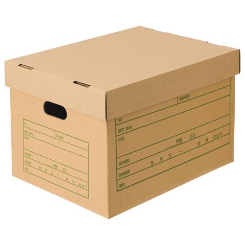 TANOSEE　文書保存箱（フタ式）　Ａ４用　内寸Ｗ４２２×Ｄ３２７×Ｈ２７３ｍｍ　１パック（６個）