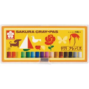 サクラクレパス 16色 ソフトケース入り 太巻き セット(LP16S) 文具