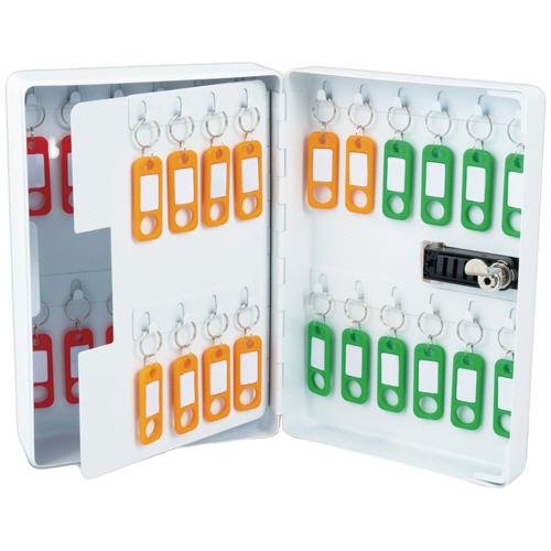 カール事務器　キーボックス（ダイヤル錠タイプ）　４０個吊　ホワイト　ＣＫＢ−ＣＤ４０−Ｗ　１個　（お...