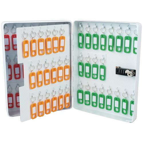 カール事務器　キーボックス（ダイヤル錠タイプ）　８０個吊　ホワイト　ＣＫＢ−ＣＤ８０−Ｗ　１個　（お...