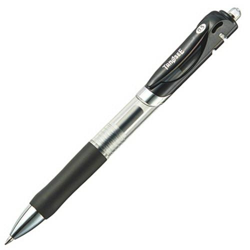 TANOSEE　ノック式ゲルインクボールペン　０．５ｍｍ　黒　１本