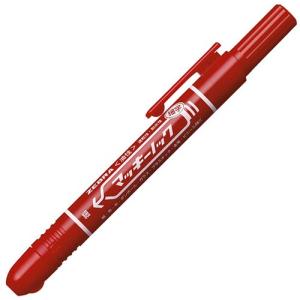 ZEBRA（ゼブラ） 油性マーカー マッキーノック赤 細字 ロングセラー 机