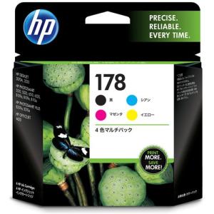 ＨＰ　ＨＰ１７８　インクカートリッジ　４色マルチパック　ＣＲ２８１ＡＡ　１箱（４個：各色１個）